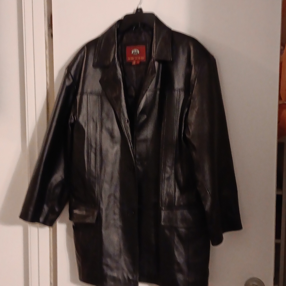 Final Reduction Black Leather Jacket - image 2